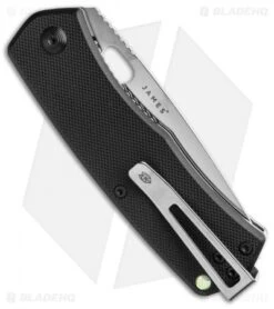 James Brand The Folsom Liner Lock Knife Black G-10 Deep Carry (2.75" Satin) 6 James Brand The Folsom Liner Lock Knife Black G-10 Deep Carry (2.75" Satin) -The James Brand James Brand The Folsom LL Black G 10 Satin BHQ 137965 jr side