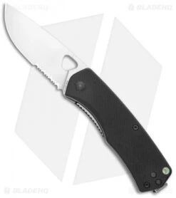 James Brand The Folsom Liner Lock Knife Black G-10 (2.75" Satin Serr)