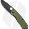 James Brand The Folsom Liner Lock Knife Green G-10 (2.75" Black)