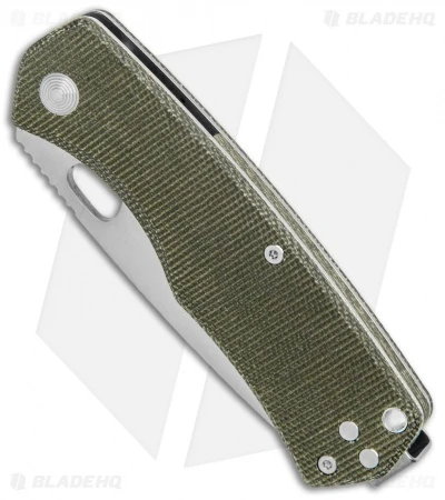 James Brand The Folsom Liner Lock Knife OD Green Micarta (2.75" Satin VG-10) 2 James Brand The Folsom Liner Lock Knife OD Green Micarta (2.75" Satin VG-10) - Image 2
