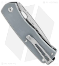 James Brand The Folsom Liner Lock Knife Primer Gray G-10 (2.75" Satin) 6 James Brand The Folsom Liner Lock Knife Primer Gray G-10 (2.75" Satin) -The James Brand James Brand The Folsom LL Primer Gray G 10 Satin BHQ 145137 jr side