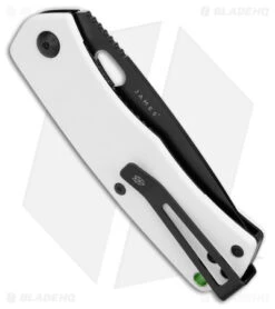 James Brand The Folsom Liner Lock Knife White Bone G-10 (2.75" Black) 6 James Brand The Folsom Liner Lock Knife White Bone G-10 (2.75" Black) -The James Brand James Brand The Folsom LL White G 10 Black BHQ 72274 jr side