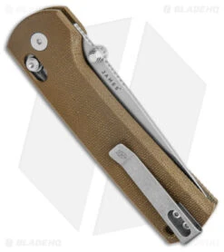 James Brand The Kline Ambi-Slider Knife OD Green Micarta (3.4" SW MagnaCut) 6 James Brand The Kline Ambi-Slider Knife OD Green Micarta (3.4" SW MagnaCut) -The James Brand James Brand The Kline Ambi Slider OD Green Micarta SW MagnaCut BHQ 143915 jr side