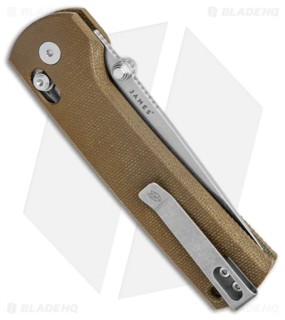 James Brand The Kline Ambi-Slider Knife OD Green Micarta (3.4" SW MagnaCut) 3 James Brand The Kline Ambi-Slider Knife OD Green Micarta (3.4" SW MagnaCut) - Image 3