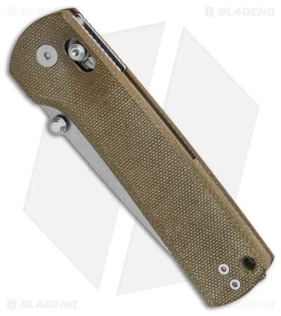James Brand The Kline Ambi-Slider Knife OD Green Micarta (3.4" SW MagnaCut) 2 James Brand The Kline Ambi-Slider Knife OD Green Micarta (3.4" SW MagnaCut) - Image 2