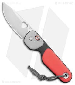 The James Brand The Redstone Slide Lock Knife Primer Gray/Red (2.5" Satin)