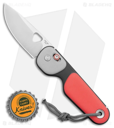 The James Brand The Redstone Slide Lock Knife Primer Gray/Red (2.5" Satin) 4 The James Brand The Redstone Slide Lock Knife Primer Gray/Red (2.5" Satin) - Image 4