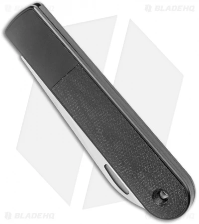 James Brand Wayland Slip Joint Knife Black Micarta (3" Satin) 2 James Brand Wayland Slip Joint Knife Black Micarta (3" Satin) - Image 2
