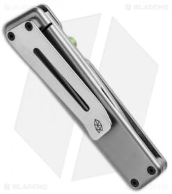 James Brand The Chapter Frame Lock Knife Gray Titanium (2.63" Satin) -The James Brand James The Chapter FL Gray Ti Satin KN100112 00 BHQ 94921 jr side