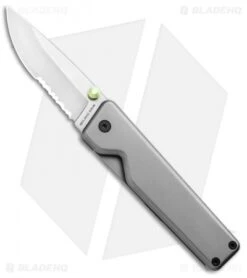 James Brand The Chapter Frame Lock Knife Gray Titanium (2.63" Satin Serr)