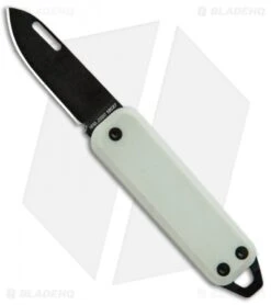 James Brand The Elko Slip Joint Keychain Knife White (1.6" Black)