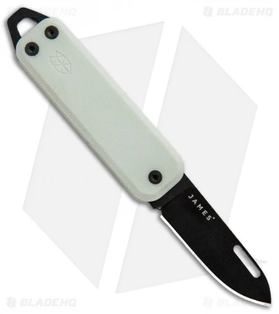 James Brand The Elko Slip Joint Keychain Knife White (1.6" Black) 2 James Brand The Elko Slip Joint Keychain Knife White (1.6" Black) - Image 2