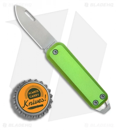 James Brand The Elko Slip Joint Keychain Knife Electric Moss (1.6" Satin) 4 James Brand The Elko Slip Joint Keychain Knife Electric Moss (1.6" Satin) - Image 4