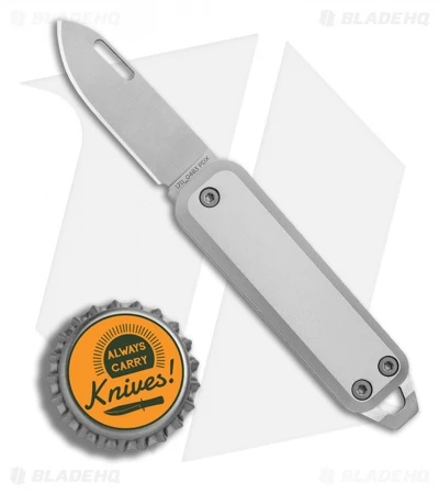 James Brand The Elko Slip Joint Keychain Knife Silver (1.6" Satin) 4 James Brand The Elko Slip Joint Keychain Knife Silver (1.6" Satin) - Image 4