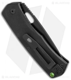 James Brand The Folsom Liner Lock Knife Black G-10 (2.75" Black) -The James Brand James The Folsom LL Black G 10 Black BHQ 72273 jr side