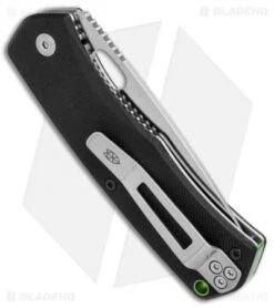 James Brand The Folsom Liner Lock Knife Black G-10 (2.75" Satin) -The James Brand James The Folsom LL Black G 10 Satin BHQ 72275 jr side