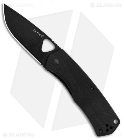 James Brand The Folsom Liner Lock Knife Ebony Wood (2.75" Black) 1 James Brand The Folsom Liner Lock Knife Ebony Wood (2.75" Black)
