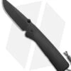 The James Brand Barnes Frame Lock Knife Checkered Black Titanium (3.5"Black PVD)