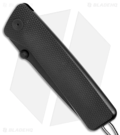 The James Brand Barnes Frame Lock Knife Checkered Black Titanium (3.5"Black PVD) 2 The James Brand Barnes Frame Lock Knife Checkered Black Titanium (3.5"Black PVD) - Image 2