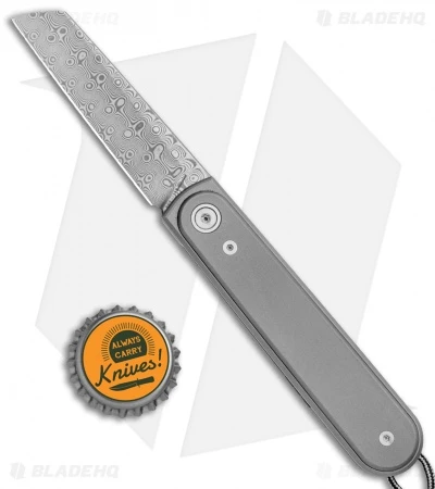 The James Brand Duval Frame Lock Knife Titanium (2.7" Damasteel) KN109111-00 4 The James Brand Duval Frame Lock Knife Titanium (2.7" Damasteel) KN109111-00 - Image 4