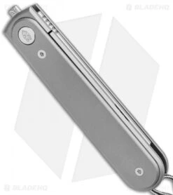 The James Brand Duval Frame Lock Knife Titanium (2.7" Damasteel) KN109111-00 6 The James Brand Duval Frame Lock Knife Titanium (2.7" Damasteel) KN109111-00 -The James Brand The James Brand Duval FL Ti Damascus KN109111 00 BHQ 101832 jr side