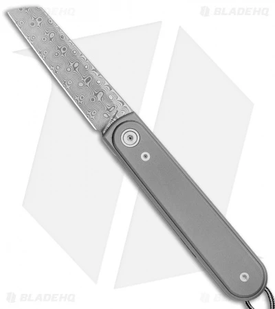 The James Brand Duval Frame Lock Knife Titanium (2.7" Damasteel) KN109111-00 1 The James Brand Duval Frame Lock Knife Titanium (2.7" Damasteel) KN109111-00
