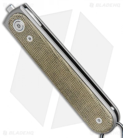 The James Brand Duval Frame Lock Knife Ti/Micarta (2.7" Satin) 2 The James Brand Duval Frame Lock Knife Ti/Micarta (2.7" Satin) - Image 2