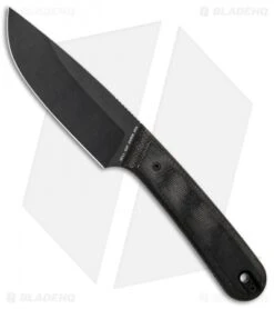 James Brand Hell Gap Fixed Blade Knife Black Micarta (3.6" Black)