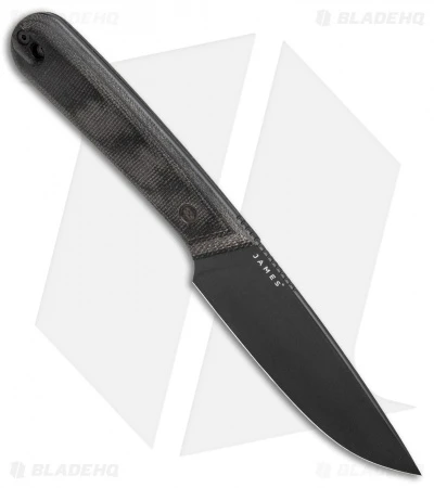 James Brand Hell Gap Fixed Blade Knife Black Micarta (3.6" Black) 2 James Brand Hell Gap Fixed Blade Knife Black Micarta (3.6" Black) - Image 2