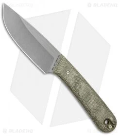 James Brand Hell Gap Fixed Blade Knife OD Green Micarta (3.6" Satin)