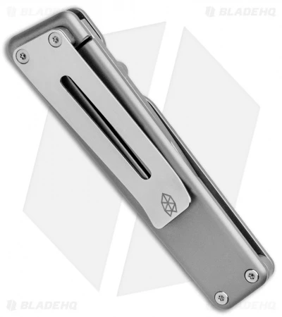 James The Chapter Drop Point Frame Lock Knife Ti (2.75" Damascus) KN100111-00 3 James The Chapter Drop Point Frame Lock Knife Ti (2.75" Damascus) KN100111-00 - Image 3
