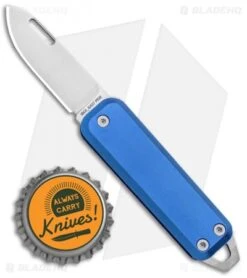 James Brand The Elko Slip Joint Keychain Knife Cerulean (1.6" Satin) 9 James Brand The Elko Slip Joint Keychain Knife Cerulean (1.6" Satin) -The James Brand The James Brand The Elko DP SJ Anodized Alum Blue BHQ 85671 jr bottlecap