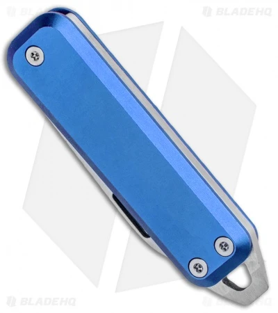 James Brand The Elko Slip Joint Keychain Knife Cerulean (1.6" Satin) 3 James Brand The Elko Slip Joint Keychain Knife Cerulean (1.6" Satin) - Image 3