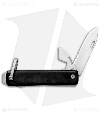 James Brand The Ellis Lockback Knife & Tool Black (2.5" Polish Serr) 1 James Brand The Ellis Lockback Knife & Tool Black (2.5" Polish Serr)