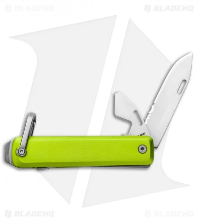 James Brand The Ellis Lockback Knife & Tool Moss Green (2.5" Polish Serr) 1 James Brand The Ellis Lockback Knife & Tool Moss Green (2.5" Polish Serr)