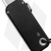The James Brand The Palmer Utility Knife Black Aluminum (0.56" Satin)