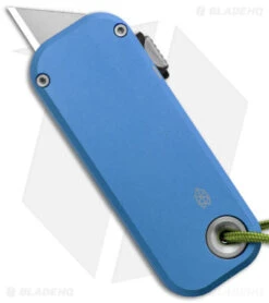 The James Brand The Palmer Utility Knife Cerulean Aluminum (0.56" Satin)
