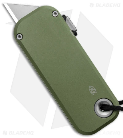 The James Brand The Palmer Utility Knife OD Green Aluminum (0.56" Satin) 1 The James Brand The Palmer Utility Knife OD Green Aluminum (0.56" Satin)