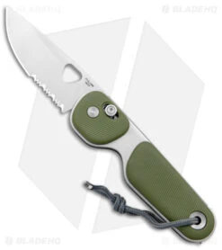 The James Brand The Redstone Slide Lock Knife OD Green/Stainless (2.5" Satin)
