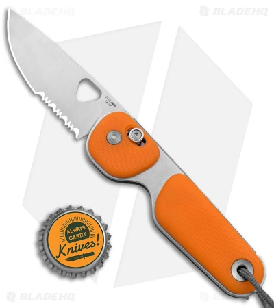 The James Brand The Redstone Slide Lock Knife Tangerine/Stainless (2.5" Satin) 4 The James Brand The Redstone Slide Lock Knife Tangerine/Stainless (2.5" Satin) - Image 4