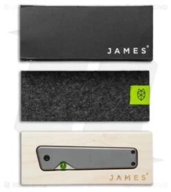 James The Chapter Frame Lock Knife Black Titanium (2.75" Black) 5 James The Chapter Frame Lock Knife Black Titanium (2.75" Black) -The James Brand james the chapter packaging cm